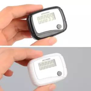 미니 클립형 만보기 디지털 걸음수 측정기 만보계