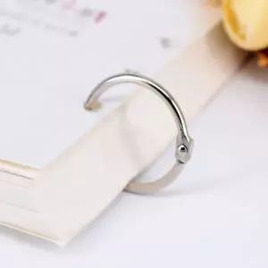 철제 원형 걸이식 단어장 문서 카드 키링 고리링 3cm
