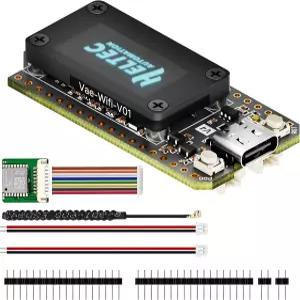 메시스틱 WiFi IoT 장치 아두이노 스마트 홈 무선 통신을 위한 OLED 디스플레이와 L76 GNSS GPS 모듈 27dBm