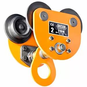 대산 플레인트롤리 체인블록 브라켓 카 리프트 슬링 후크 크레인 기계 장비 정기