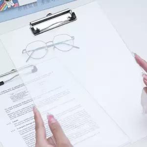 투명 아크릴 클립보드 결재판 A4 까페소품 대학노트 신입생선물 서류정리함