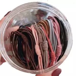 고무줄 짱짱한 매듭없는 대용량 헤어밴드 헤어끈 여성 머리끈 데일리 무매듭 기본 고무끈