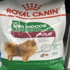 어덜트 인도어 로얄캐닌 반려견 사료 애견 미니 1.5kg