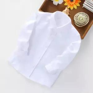 그냥 흰셔츠 흰남방 정장 남장 긴팔 주니어