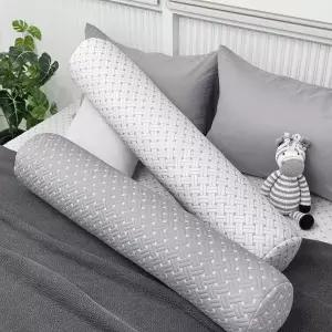 [베드앤데코]크로스 트리플 스틱 캔디쿠션(솜포함)