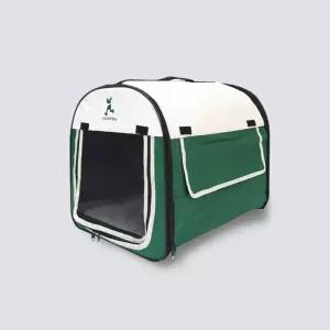 (애구애구) 접이식 소프트 대형견 이동장 켄넬(그린)