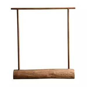 통나무 행거 파티룸 원목 1.2m 1.5m 공방 길이 통나무색 높이 업소용