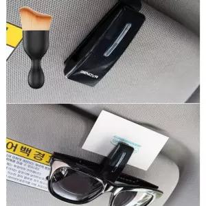차량 선글라스 클립 거치대 걸이 CA 먼지 브러쉬 세트 차량용선글라스클립
