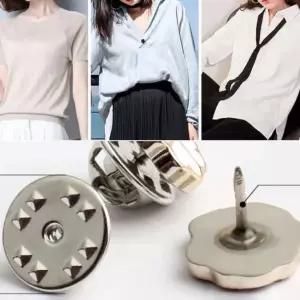 단추 옷고정 5P 레이디 옷핀 디자인 배지 뱃지 오픈 매너 리본 방지 브로치 가방