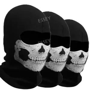 방한 스키 해골 바나클라바 보드 고품질 바라클라바 넥워머 마스크 오토바이