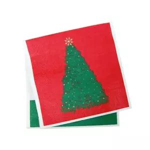 크리스마스 냅킨 트리 테이블 장식 소품 데코 성탄절 종이냅킨 파티냅킨