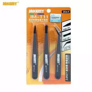 자케미 3종 수리 핀셋 전자제품/제모 트위저 인그 네일 케어 가위 전문가 뷰티 왁싱 다목적 아트 메이크업