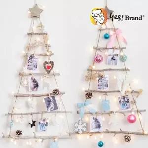크리스마스 벽트리 트리 LED 장식 소품 오르골 무드등_