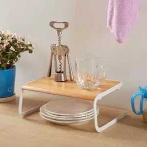 2단우드탁자 우드정리테이블 소형미니테이블 정리용 소형탁자 (WFKC5OY)