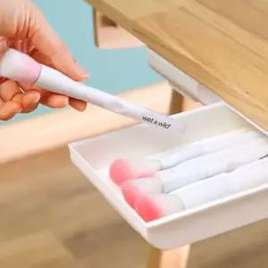 슬라이딩 부착식 책상서랍 대공간 시크릿 수납 정리함