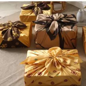 나염 보자기 중 명절 설날 한우 과일 포장 예단 선물 금보자기 봉봉샵