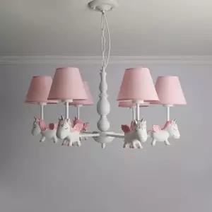 공주방 램프 회전목마 감성 모빌 아기방 침실 전등