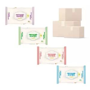 여행용 미니 물티슈 10매 500개 랜덤벌크형 일회용티슈 대용량 휴대용물티슈