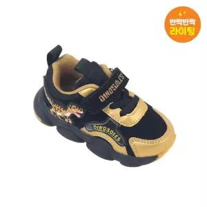 [갤러리아] 다이노솔즈 티렉스 온 토들러 블랙골드 DNKCF3TSON11BGD