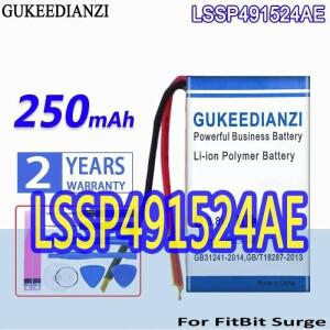 Fitbit Surge LSSP491524AE 고용량용 250Mah 오래 지속되는 스포츠 시계 배터리