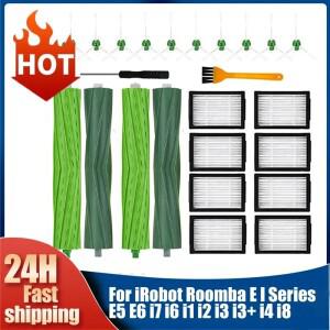 iRobot Roomba E I 시리즈 E5 E6 i7 i6 i1 i2 i3 + i4 i8 고무 사이드 브러시 필터 먼지 봉투와 호환되는