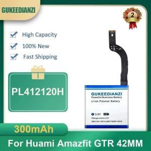 Huami Amazfit GTR 42MM 고용량용 300mAh PL412120H 스마트워치 배터리