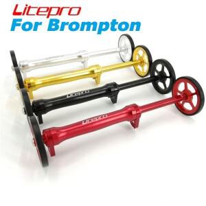 Brompton 후방 화물 랙 Easywheel 텔레스코픽 로드용 Litepro Easy Wheel 및 연장