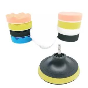 자동차광택패드 드릴용 폴리싱 샌딩패드10PCS 패드SET