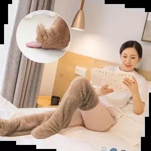 레그워머 뽀글이 성인임산부 따수미 보온무릎수면양말 205010