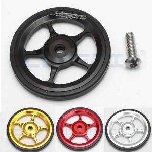 알루미늄 CNC 초경량 이지휠 자전거 볼트 포함 브롬톤 접이식 랙 액세서리 듀얼