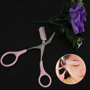 가위 빗눈썹 정리기 탈부착 빗달린 그리기 숱 눈썹 길이 미용 눈썹칼 셀프 빗눈썹숱 정리