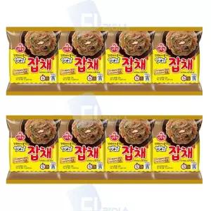 오뚜기 옛날잡채 75g 8봉 간편 고소한 잡채라면 당면