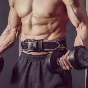 헬스 역도 스쿼드 소가죽 벨트 허리 보호대