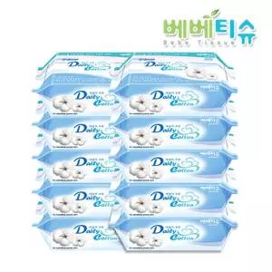 순면 건티슈 베베티슈 80매10팩 아기 목화솜 435045