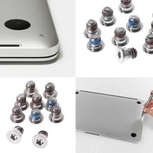 노트북 뒷면 커버 미니 소형 호환 소형 나사 맥북 호환 프로 레티나 A1398 A1425 A1502 10 개