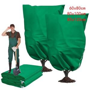 동결 방지  가방 겨울 식물 커버 부직포 야외 정원 서리