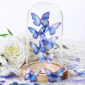 나비 그림자 장식 신선한 기본 향기 당 로트 스티커 잉크