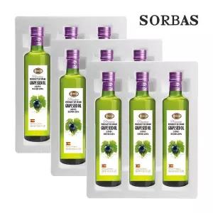 소르바스 (스티로폼포장) 포도씨유 500ml 9병