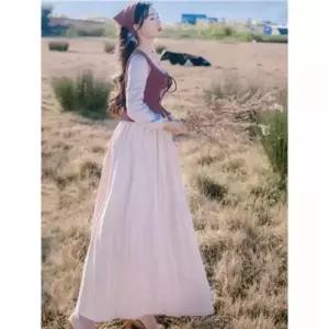 알프스소녀 원피스 복고의상 스카프 목장 중세시대 의상 연극 개화기의상