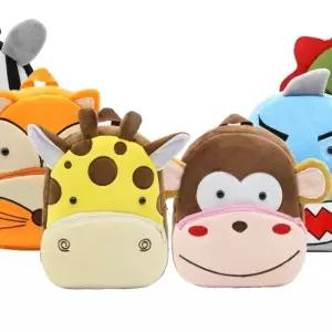 가방 유아 소아 소풍 배낭 어린이 동물 극세사