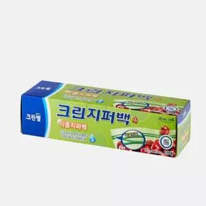 크린 지퍼 팩 비닐팩 위생백 일회용팩 이중 잠금 백중 20매