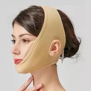 얼굴 압박 리프팅 밴드 페이스 마사지 브이라인 여자