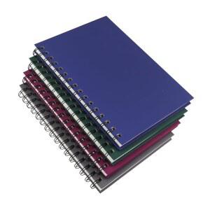 [미국배송] AACHLH 나선형 노트북 저널 4팩 A5 하드커버 노트북 5.7인치 X 8.5인치 160페이지 100GSM 용지 대학 규칙 학습 및 노트 저널(레드 그린 블루 그레이)