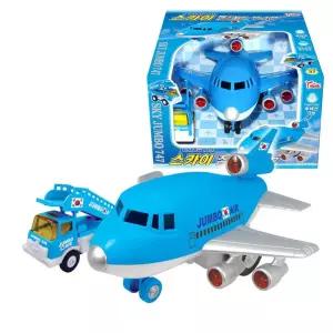 비행기 완구 장난감 여객기 풀백기능 점보 747 사다리차
