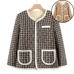 포근한 꽃무늬 긴팔 실내복 겨울 촌캉스 기모 할머니겨울옷 요양원선물 아줌마자켓 빅사이즈자켓