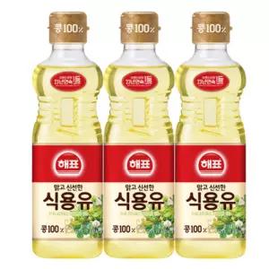 사조해표 식용유 900ml 3개