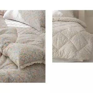 기숙사 원룸 자취방 블루 침대이불세트 사계절 폭신폭신 혼수 브라이덜샤워선물 호텔