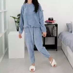 ( )겨울잠옷 겨울바지 남자수면바지 상하세트 극세사 잠옷 여자수면바지 세트 남자수면바지 겨울