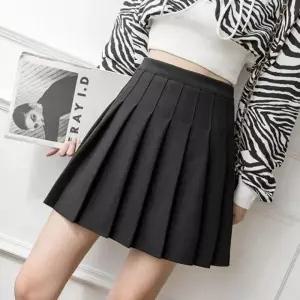 플 모직 A라인 테니스스커트 겨울스커트 주름치마