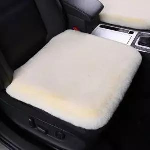 고급 극세사 차량용 털방석 앞좌석 뒷자석 겨울방석